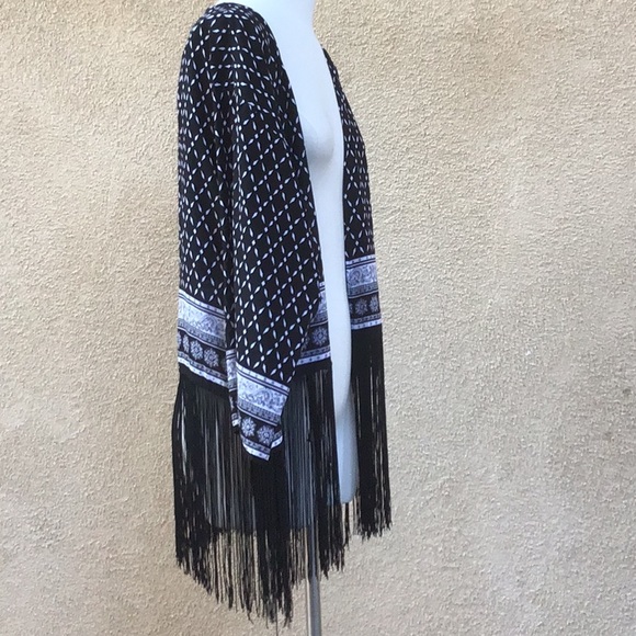 H&M Coachella Fringe Boho Festival Cadigan